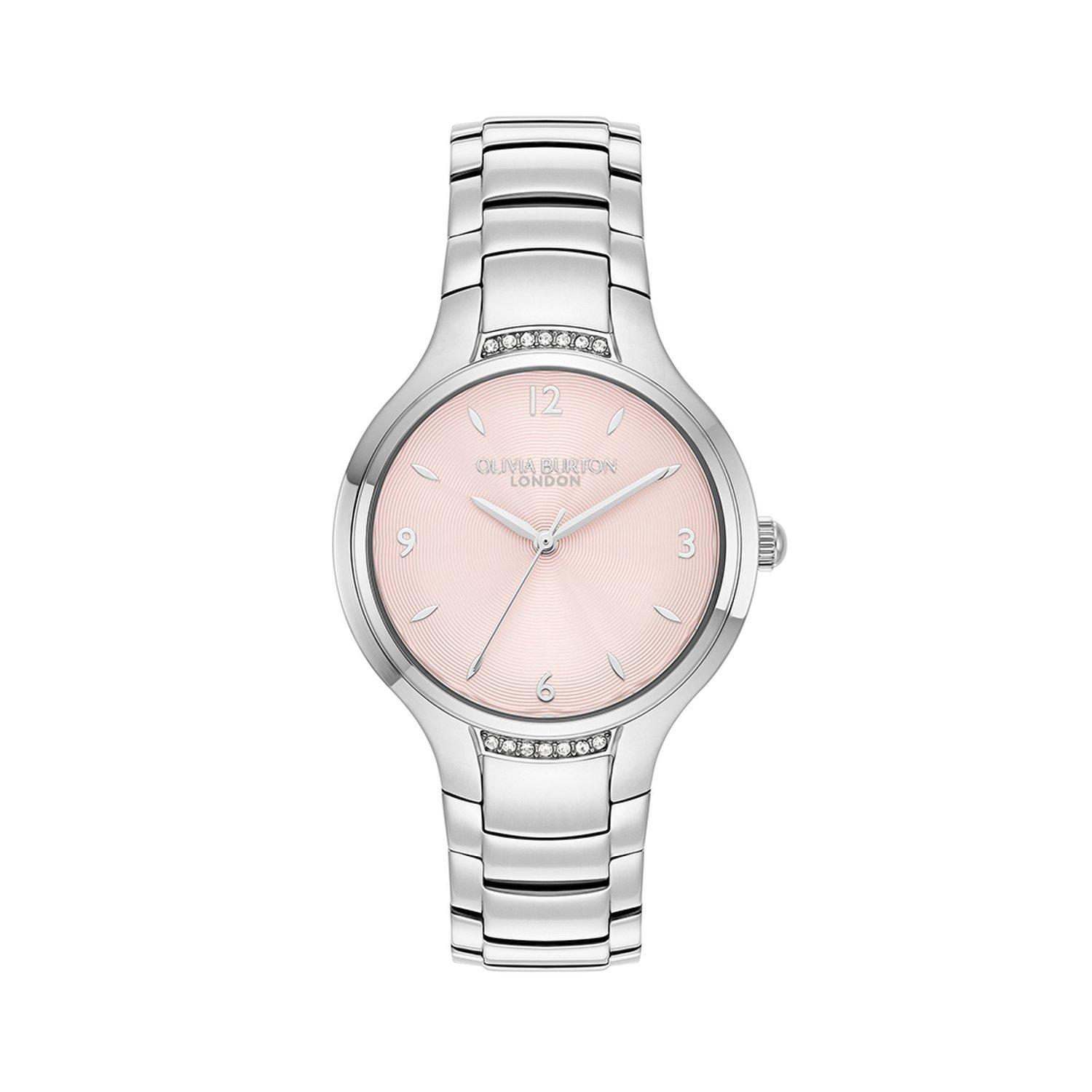 [Olivia Burton] СЕРЕБРО РОЗОВЫЙ LEA (24000208) Женские часы