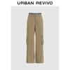 UR Women's Plaid Cargo Wide-Leg Pants