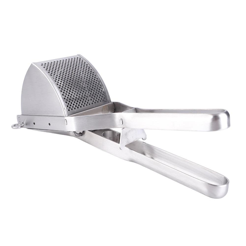 

Stainless Steel Potato Ricer Heavy Duty Ergonomic Comfort Grip Food Chopper Effortless 11.4 x 3.7 x 5.3inch Meat Press Cooking оранжевый