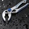 Water Pumps Plier 5.9inch Tongue and Grooves Plier Quick Adjustment by Pressing and Sliding Grips Any Shaped Object