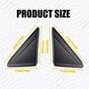 1 Pair Car Rearview Triangle Molding Cover Trim for Ford Escape 2013 2014 2015 2016 2017 2018 2019 (1 Pair)