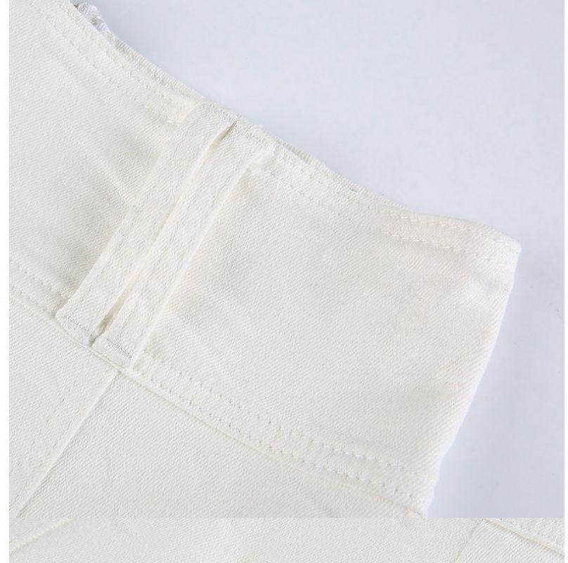 Y2k Gothic Grunge Casual Denim Skirt Women High Wiast Pleated Vintage Mini Skirt Female Patchwork Retro Sweet Jean Skirts 2024 New