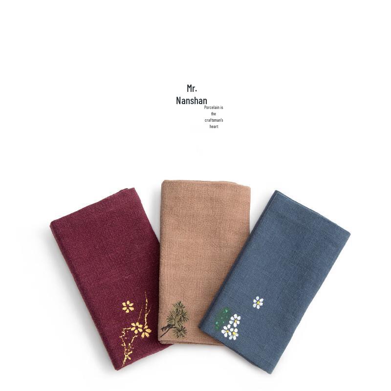 Наньшань г-н. Расписанное вручную кухонное полотенце из хлопка и льна