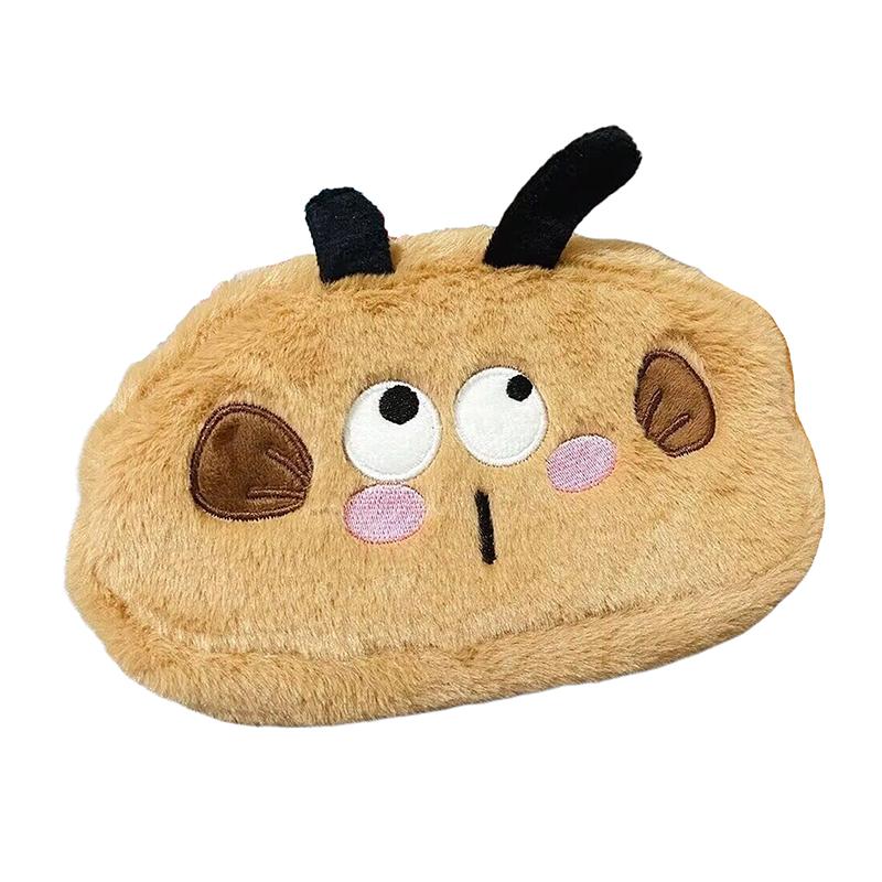 

Милый мультяшный пенал с маленькой пчелкой, мягкий пенал с изображением животного, большая вместительная пенал, многофункциональные сумки для хранения