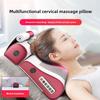 Cervical Vertebra Massage Pillow Kneading Deep Tissue Multi-func Electric Hot Compress Neck Massage Pillow with Infrared Heat
