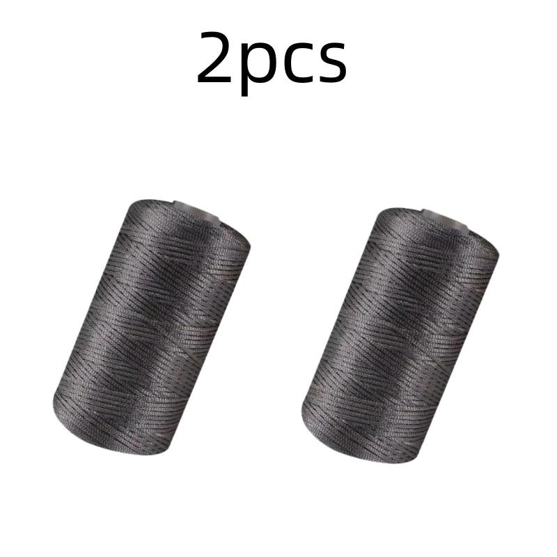 New Summer Crochet Yarn 1.5mm Thin Ice Cotton Thread for Hand Knitting Bag Hat Shoes 100g Hollow Line Colorful Nylon Cord