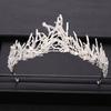 Silberne Kristall Diademe und Kronen Haarreif für Damen Party Braut Hochzeit Haarschmuck Schmuck Krone Diadem Haarreif Geschenk