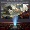 Compact Mini Projector E60 Portable Wired Home Projector With Vibrant 720p Resolution