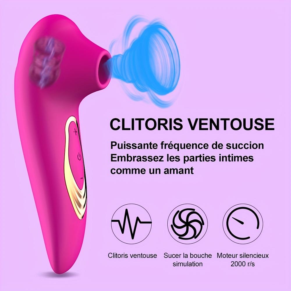 1pc Suction Vibrator - Enhance Your Intimate Experience With Special Suction & Licking For Couples!