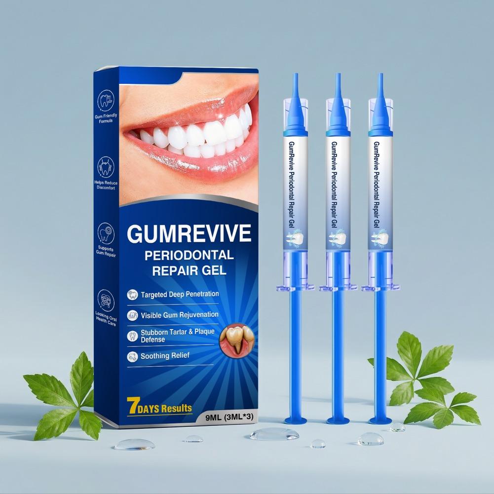 Gum Revive Professional Periodontal Repair Gel Fresh Mint Flavor Natural Plant Extracts Gentle Oral Care Brand Teeth Repair Gel