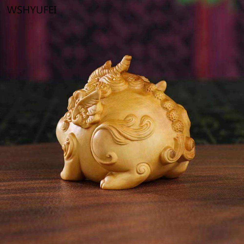 1pcs Wood Carving Handheld Items for Personal Use Brave Troops Car Decoration Accessories Wooden Handicrafts Gift Pendant