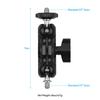 Andoer Articulating Friction Arm Monitor Mount with Double Ballhead Standard 1/4-inch Screw for