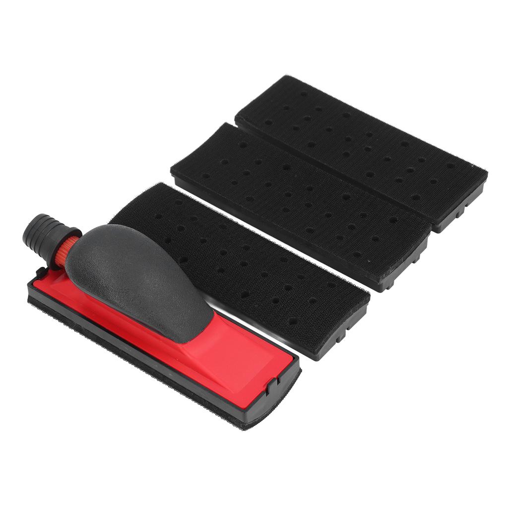 Sanding Block Hand Sander Adjustable Air Intake Dust Extraction Sanding Grinding Block for Automotive Polishing