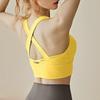 Damen Sport-BH mit hoher Intensität, stoßfest - Sommer Lauf- & Yoga-Weste mit schönem Rückendesign