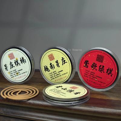 Natural Agarwood Coil Incense/Old Mountain Sandalwood Indoor Air Purification Eliminating Odors Calming  Mind Promoting Sleep