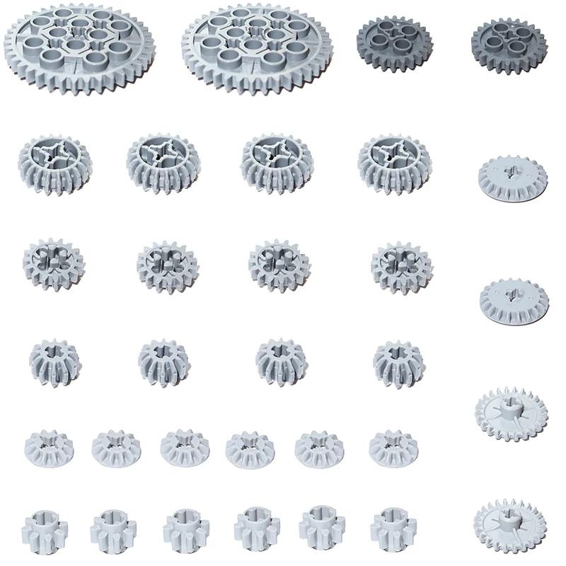 Gear Cross Axles Kit Construction Bricks MOC Blocks Technical Accessories Bulk Multiple Sizes Works With All Brands Learning Playthings