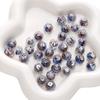 12x10mm Glass Cut Flat Round Beads Interval Scattered Beads For DIY Bracelets Necklaces Jewelry Making