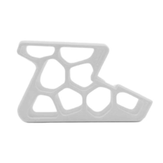 Door Block Stopper Fixed Track Design Accidental Closure Preventer Tool-Free Installation Windproof Sliding Door Stopper