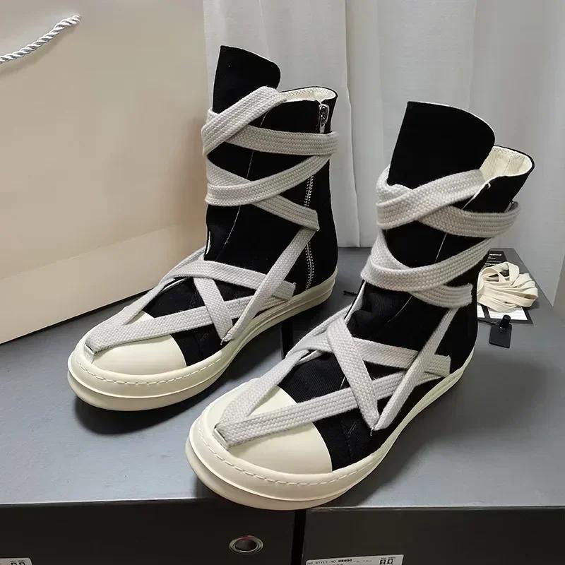 Moderiktiga vintage Pentagram High Top Sneakers, Herrskor, Unisex Casual Sportskor, Platåskor, Stora Storlekar