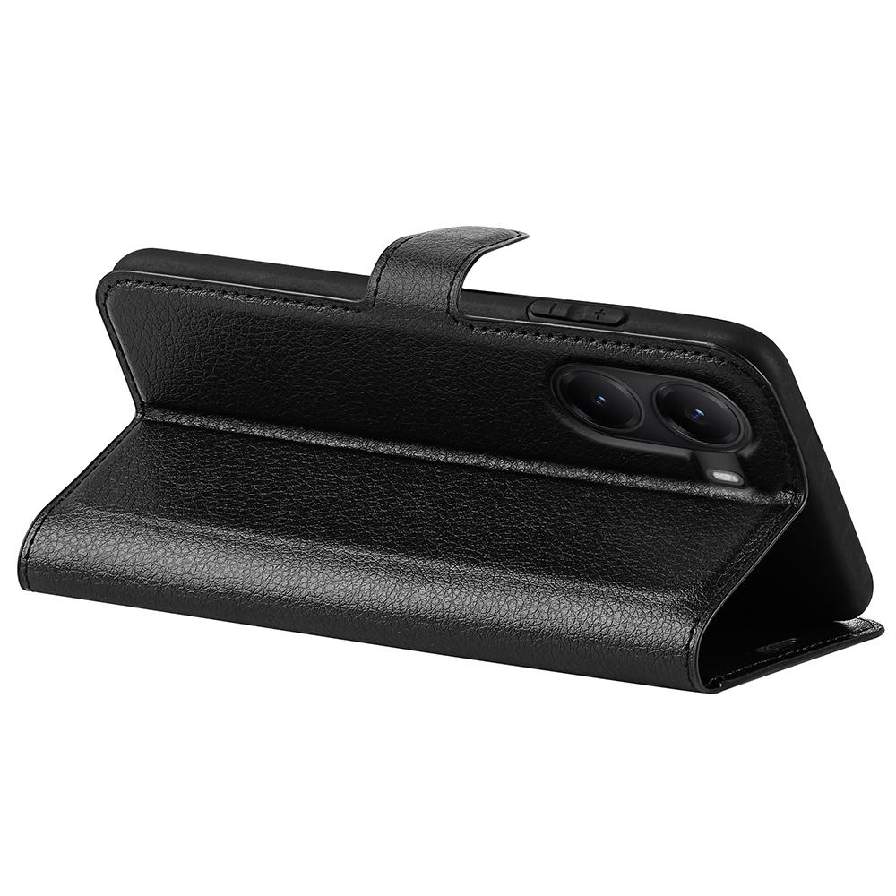 For Xiaomi Poco X7 Pro 5G Case Litchi Texture Shockproof Leather Wallet Phone Cover