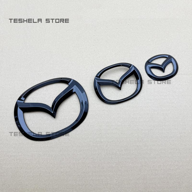 AAFD1 Logo de Coche Rejilla Delantera Pegatina Decorativa para Maletero Trasero Para MAZDA MX5ND 2015-2016-2026 Pegatina con Logo de Letras Emblema del Maletero Trasero