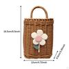 Hanging Basket Wall Mounted Storage Woven Sundries Multifunction Decorative Hand