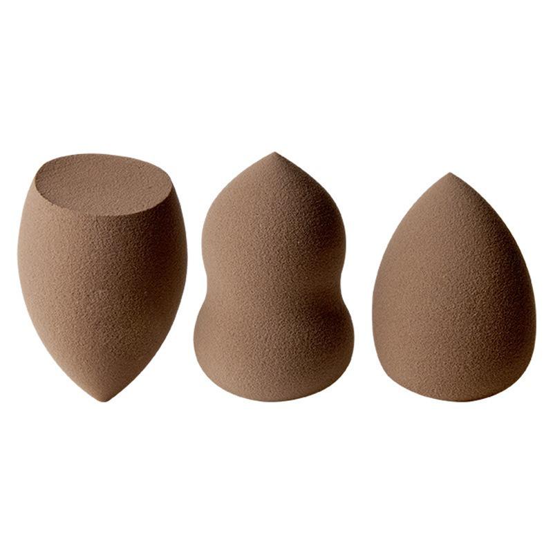 Matte Water Drop Makeup Sponge Set - Non-Absorbent Cushion Puff for Foundation and Liquid Application