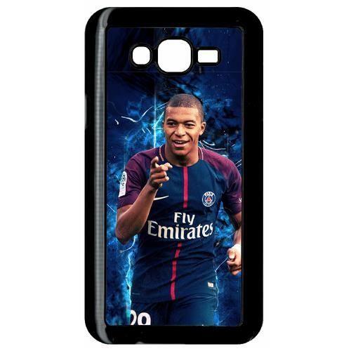 Smartphone case - Plastic - Black Samsung Galaxy J7 MBAPPE PSG