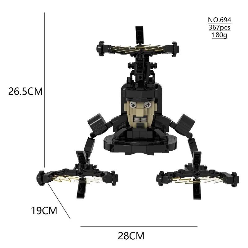 Skibidi Toilet Building Blocks Zombie Skibidi Toilet Logo The Audio Man And Camera Titan Man Building Block DIY Bricks Toys