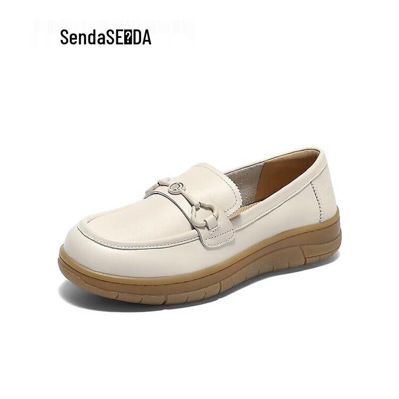 SENDA Women s Casual Slip-on Loafers 36