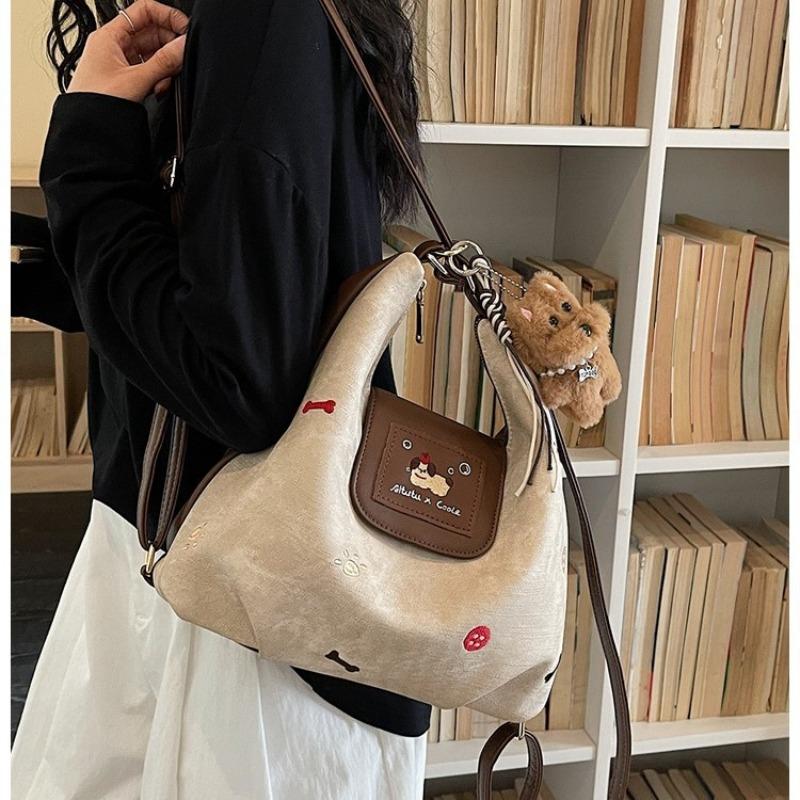 New spring and summer popular women's bags versatile niche large capacity shoulder messenger bag commuter backpack