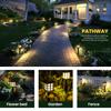 Solar Garden Walkway Lights - Perfect for Paths, Flower Beds, Terraces, and Courtyards