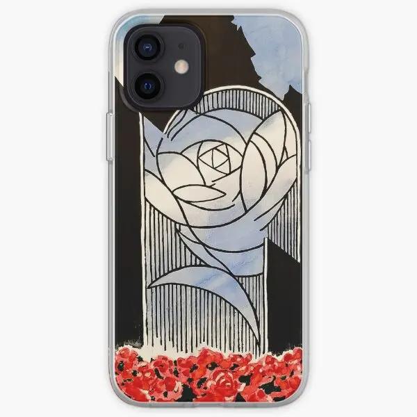 

Utena Rose Gate Iphone Tough Case Phone Case Customizable for iPhone X XS XR Max 6 6S 7 8 Plus 11 12 13 14 Pro Max Mini iPhone 13 Pro Max