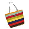 Neue gestreifte Canvas-Tasche leichte Tasche Büroangestellter lässige Schulter tragbar große Kapazität Damen-Tasche