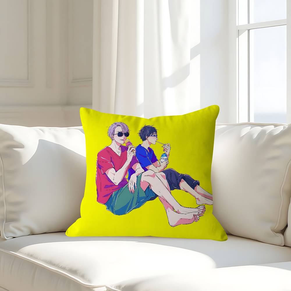 

Аниме Y-Yuri On Ice Наволочка Съемная Моющаяся Наволочка – Всесезонный Мягкий Лен 16x16Inch