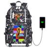 2026 Weltcup Druck Schülerrucksack Große Kapazität Outdoor-Reiseucksack USB-Laden Laptop-Rucksack Trendig