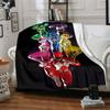 1pc Mighty Morphin Power Rangers3 Blanket, Gift, for Men and Women, Soft Blanket, Good for Sofa Bed Couch Travel, Lightweight Flannel Blanket