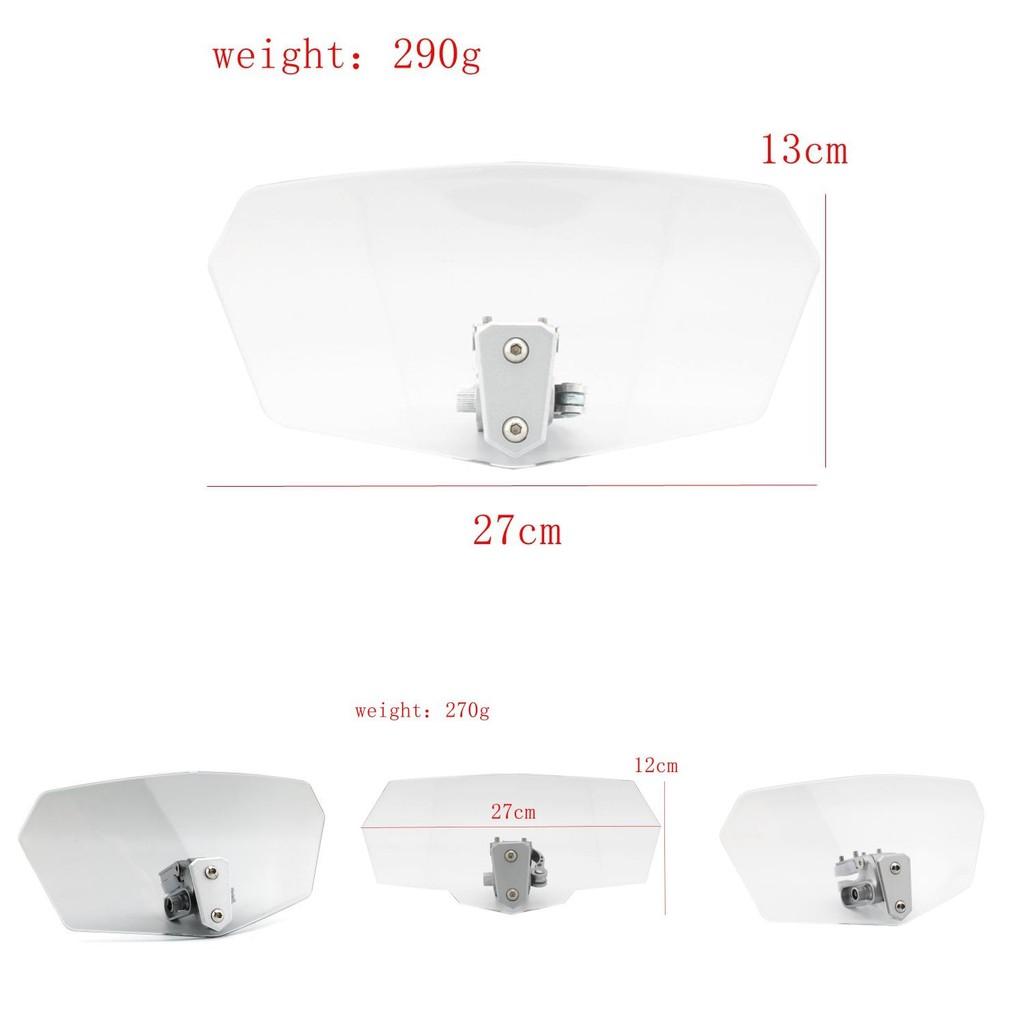 Universal Adjustable Motorcycle Windshield For Nmax155 Pcx150 Xadv Models Clear And Tinted