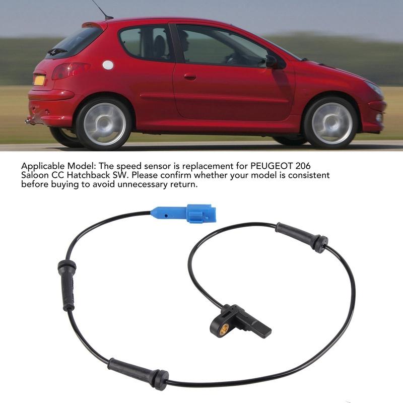 Radgeschwindigkeitssensor 4545A0 Energiesparender Radgeschwindigkeitsmonitor Ersatz für PEUGEOT 206 Limousine CC Schrägheck SW