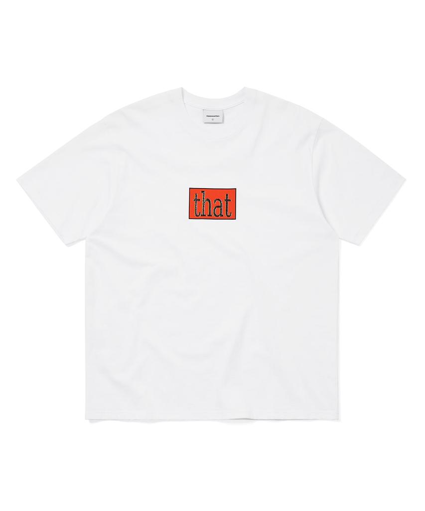 THISISNEVERTHAT That Glitched Logo Tee White