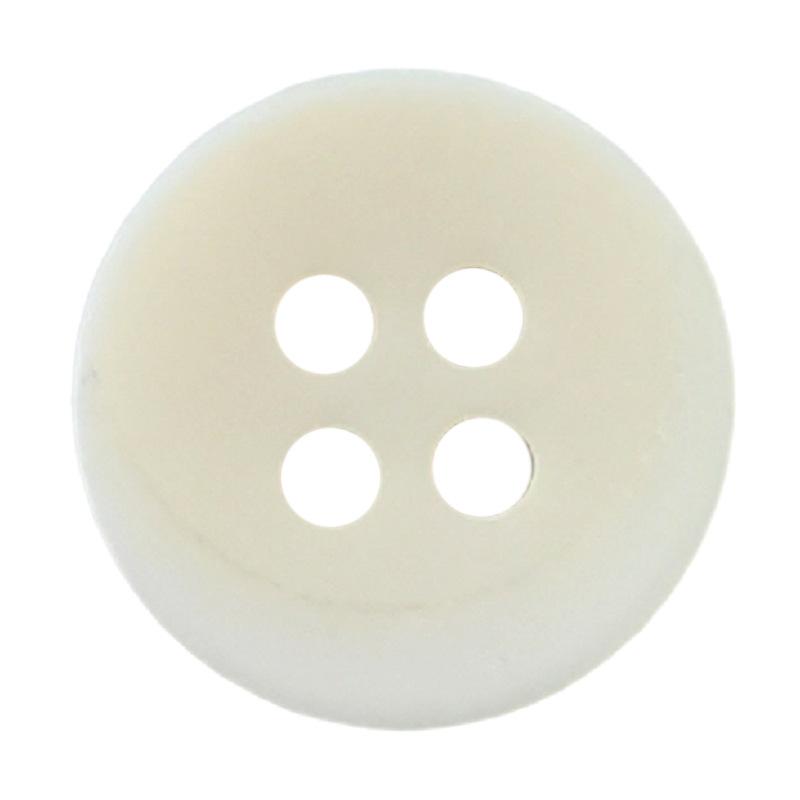 5Pcs 5Pcs Four-Eye Resin Button Crescent Edge Black And White Buttons Knitted Cardigan Top Shirt Versatile Sleeve Collar Buckle