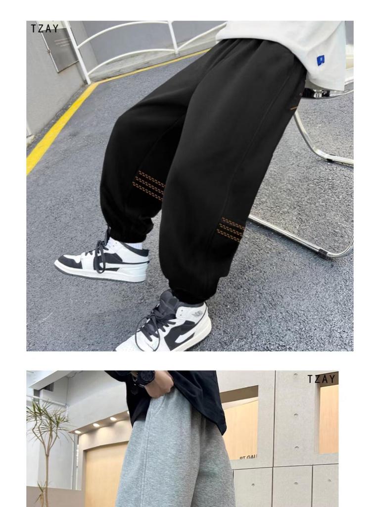 Boys' Fleece-lined Casual Sweatpants - 2025 New Spring/Autumn Style