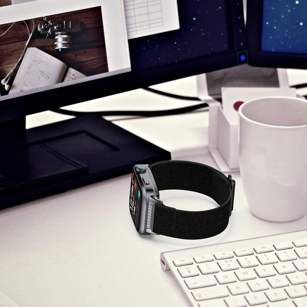 Pro Huawei Watch D2 Řemínek k hodinkám Nylonový pletený elastický posuvný uzávěr Prodyšný řemínek