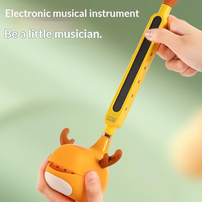 Otamatone Japanisches Elektronisches Musikinstrument USB-Aufladung Musik-Synthesizer Kaulquappe Kawaii Pädagogisches Geschenk Für Kinder Erwachsene