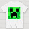 Minecraft Creeper Big Face Unisex 100% Cotton Summer Casual Cool Loose T-Shirt