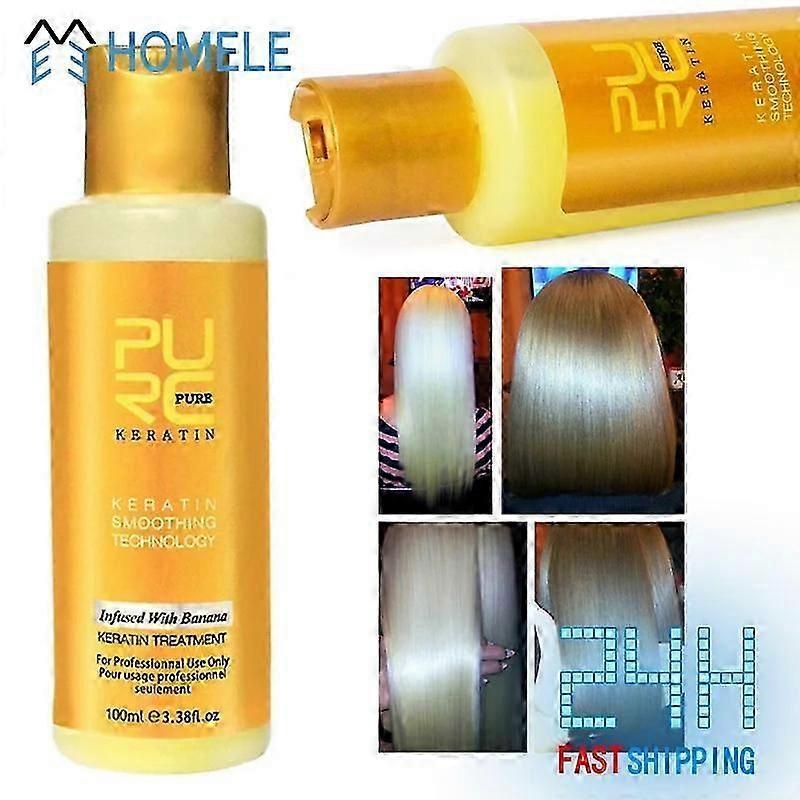 PURC Professional Brazilian Keratin Hair Treatments Cream Straightening Smoothing Scalp Treatments Purifying Shampoo Hair Care