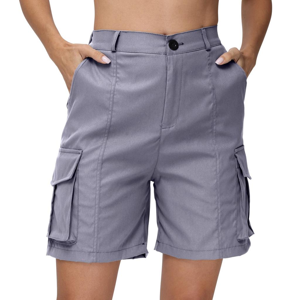 Santiny Shorts For Women Summer Women Cargo Bermuda Shorts Knee