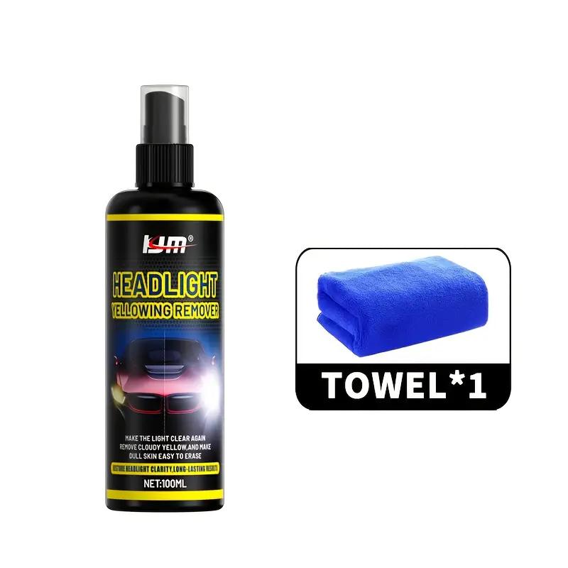 

Headlight Repair Kit - Advanced repair fluid that can make the headlights clear and bright, prevent yellowing and oxidation,