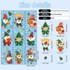 Snowflake Santa Claus Pvc Static Window Decals Set For Christmas Decorations