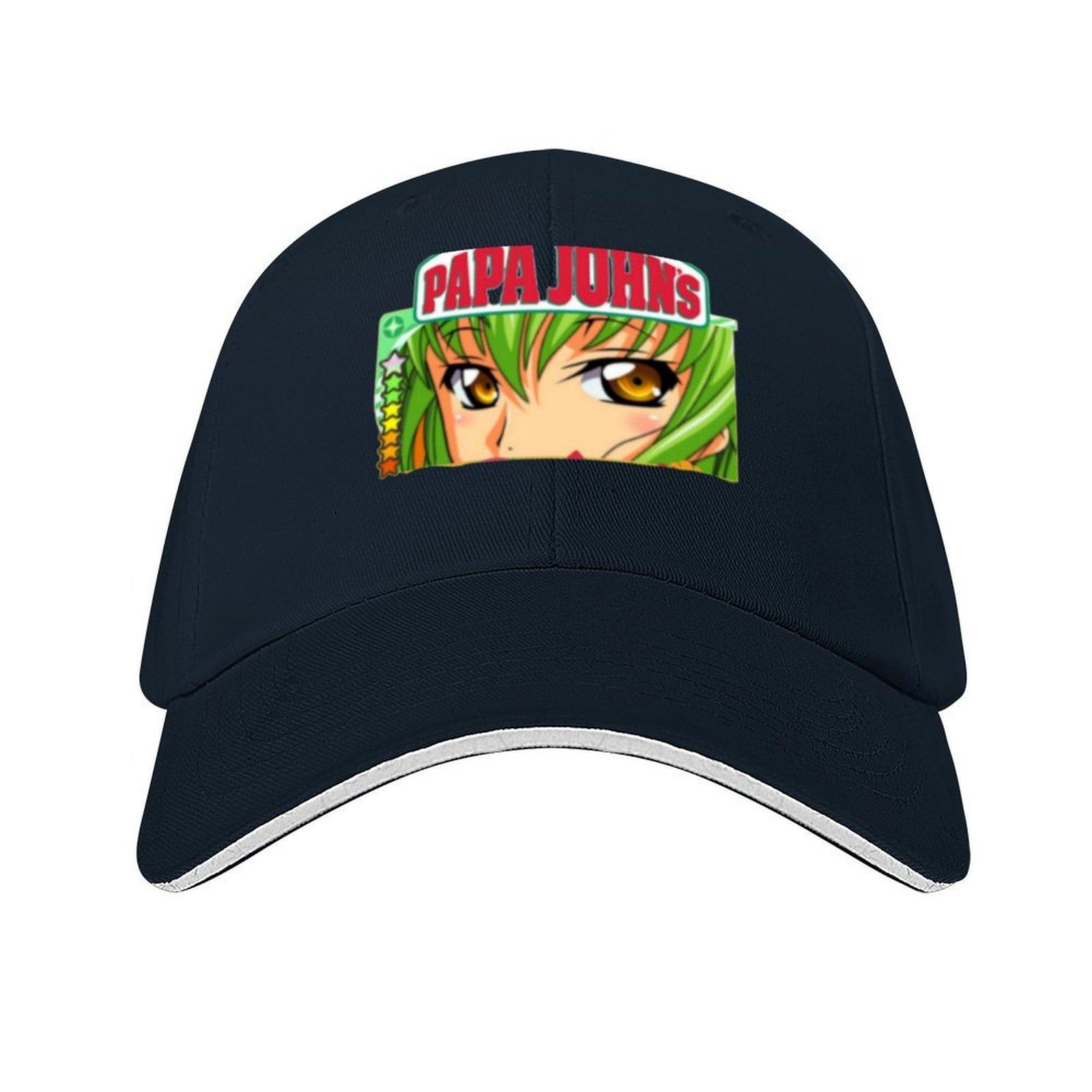 

CC Anime Peeker Baseball Cap sun caps Hat Unisex For The Sun Kids Hat Golf Womens Hats Unisexs